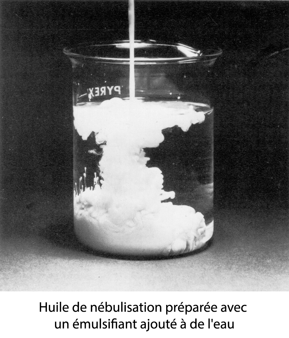 huile-de-nebulisation-preparee-avec-un-emulsifiant-ajoute-a-de-l-eau