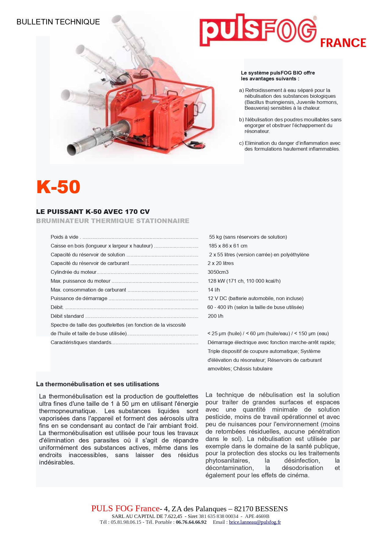 PULSFOG K-50