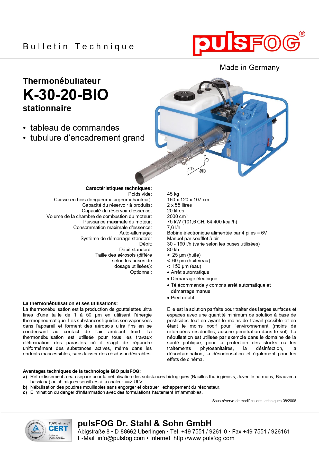 pulsfog-thermonebulisateur-stationnaire-k-30-20-bio-grande-tubulure-bidons-55l-bulletin-technique